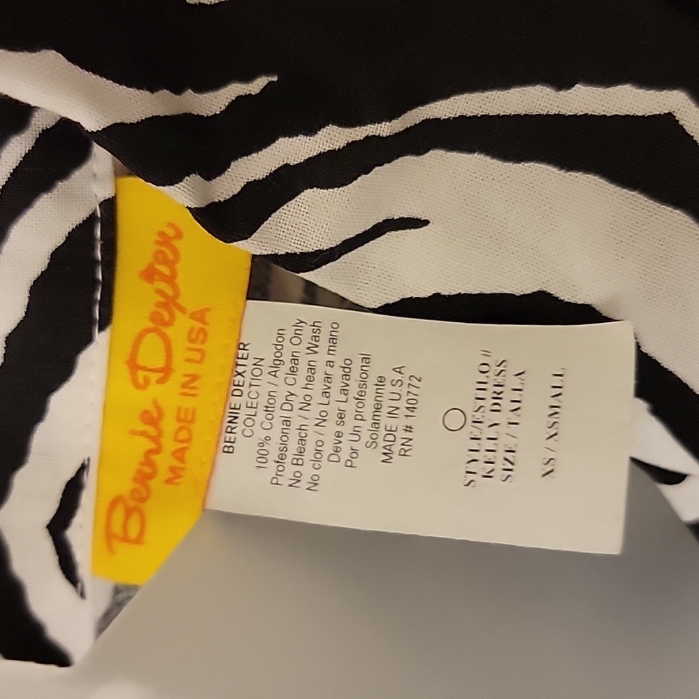 Bernie Dexter | Kelly Dress In Zebra Print - Picture 7 of 9